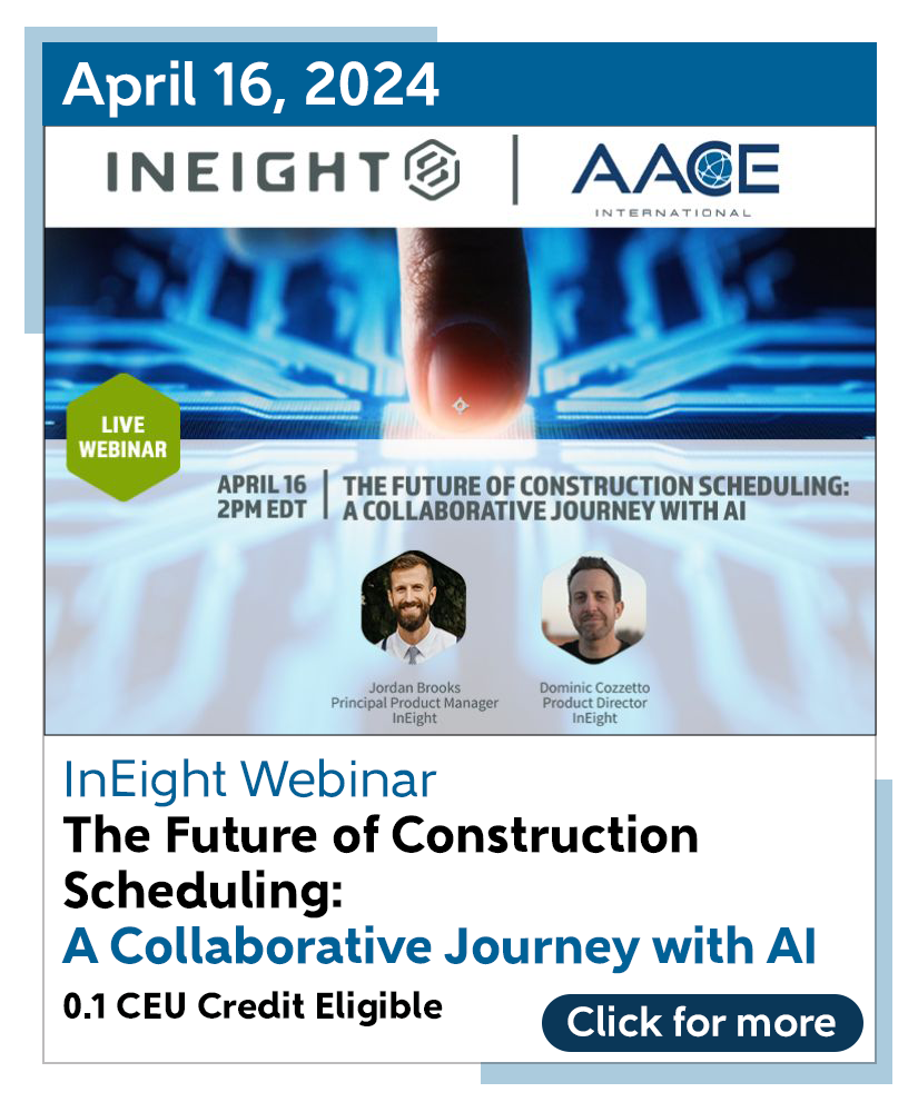 InEight Webinar-The Future of Construction Scheduling: A Collaborative Journey with AI